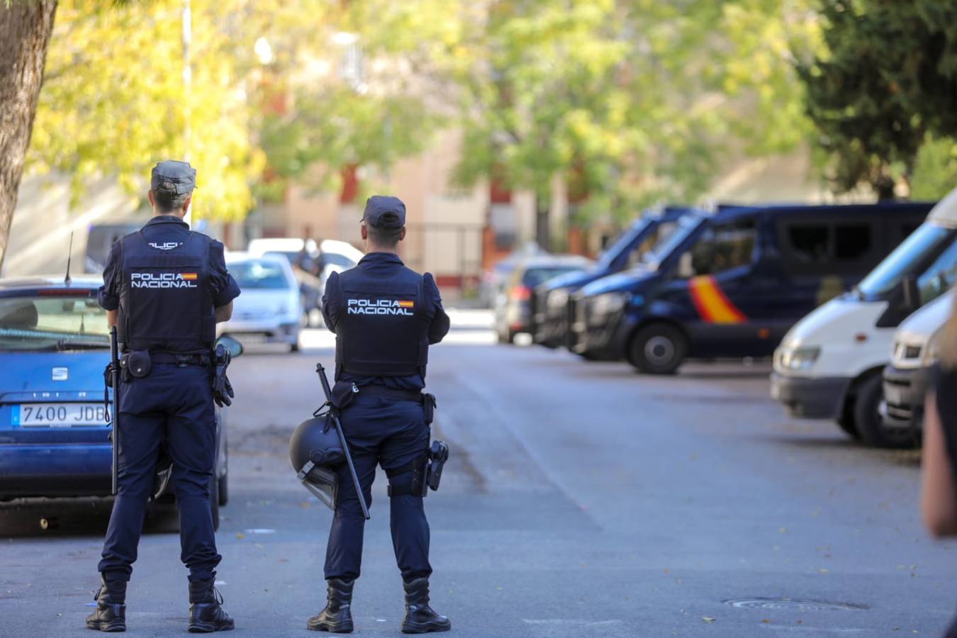 Nueva operación policial en la barriada de murillo en el Polígono Sur 