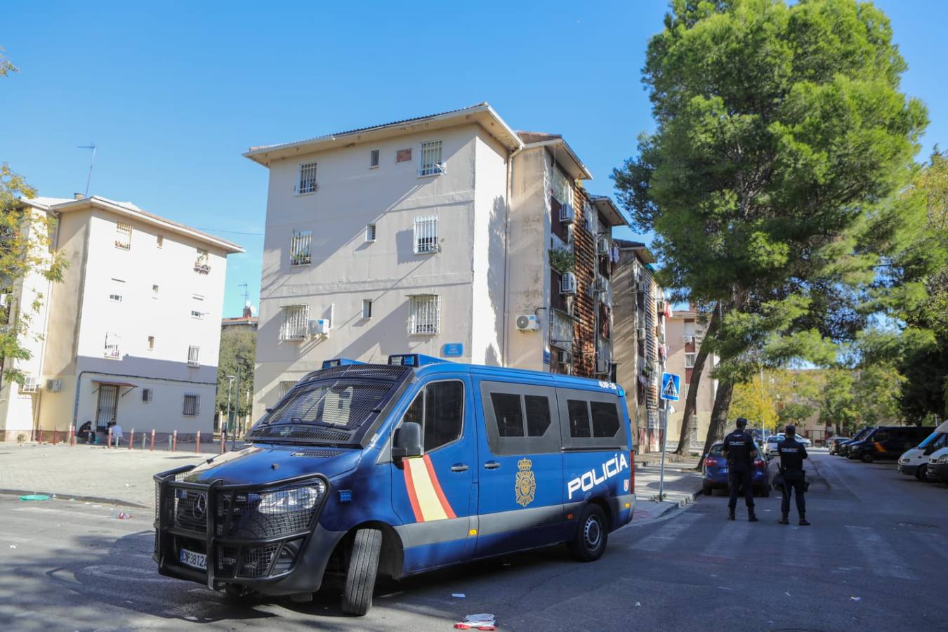 Nueva operación policial en la barriada de murillo en el Polígono Sur 