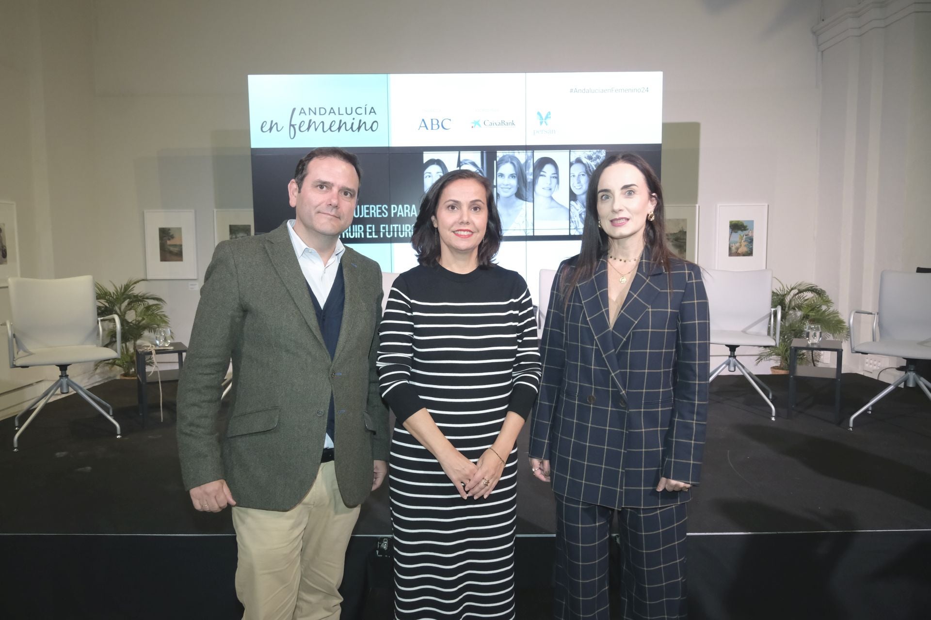 Anselmo Presencio, Rocío Gutiérrez y Ana Belén Morales