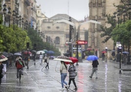 Alerta amarilla en Sevilla este jueves: cuáles son las horas en las que más va a llover