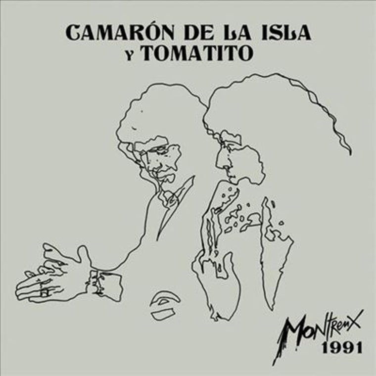 Portada del disco póstumo que se publicó con el concierto de Camarón y Tomatito en Montreaux