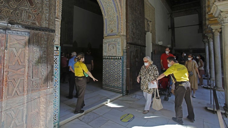 El Real Alcázar de Sevilla incrementará su servicio de seguridad, discutido por sus propios vigilantes