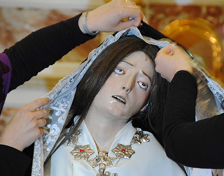 Maria Santissima Addolorata, en un primer plano