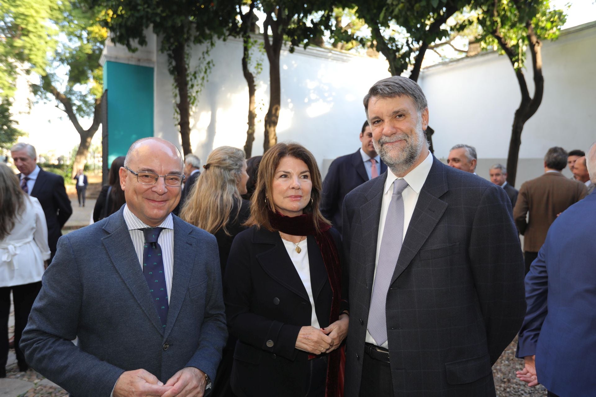 Andrés Luque, Anabel Morillo y Javier Rubio