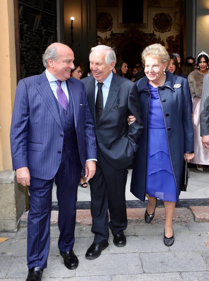 Asistentes a la boda de la hija de Javier Arenas 