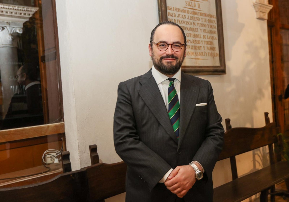 Ignacio Peyró, en la Academia Sevillana de Buenas Letras