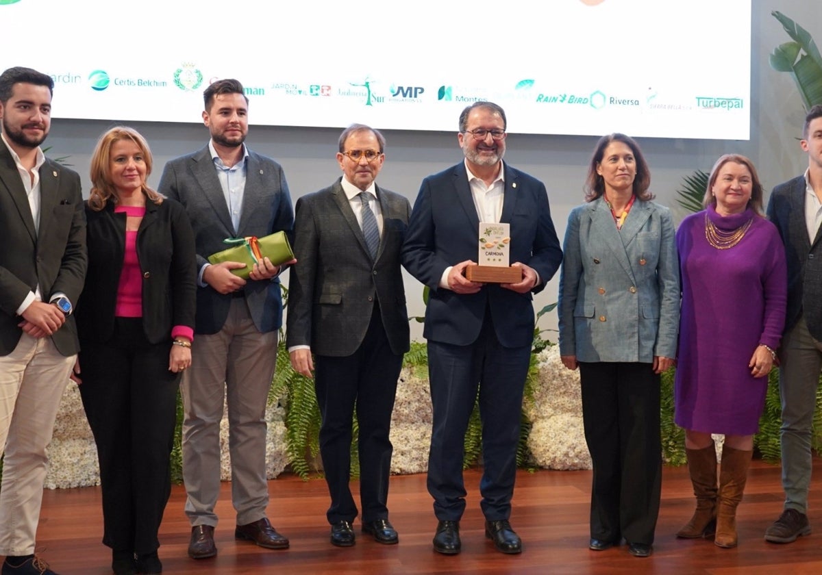 Entrega del premio Flor de Andalucía de la Asociación Multisectorial de la Jardinería Andaluza