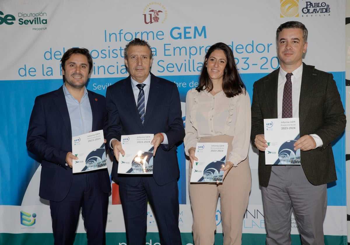 Presentación del informe GEM Sevilla sobre emprendimiento en 2023