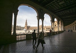 Los conservacionistas apoyan que el Ayuntamiento de Sevilla recupere los edificios de la Plaza de España