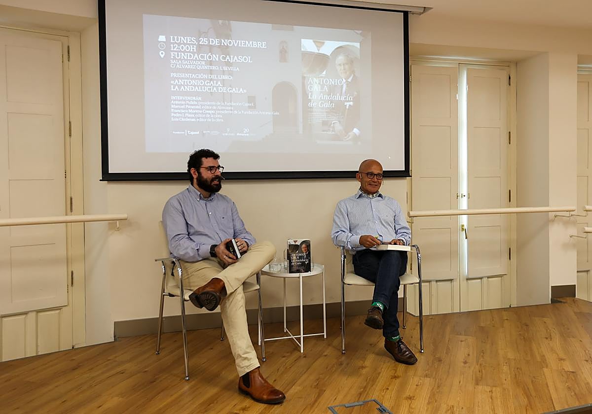 Pedro J. Plaza y Luis Cárdenas, editores de 'La Andalucía de Gala'
