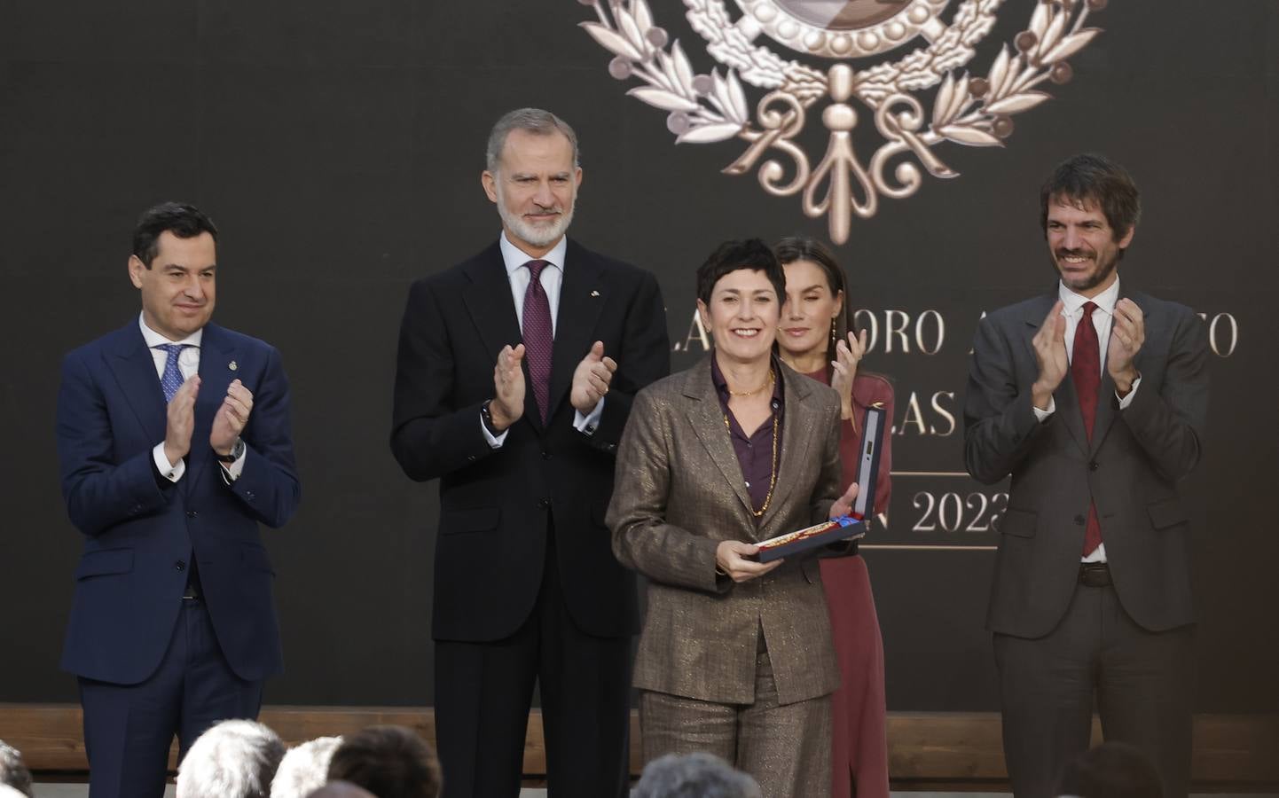 Acto de entrega de las Medallas de Bellas Artes celebrado en Sevilla