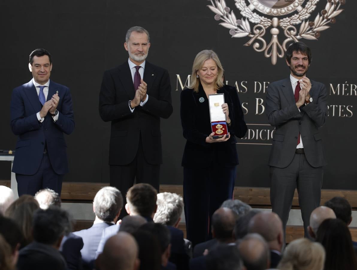 Acto de entrega de las Medallas de Bellas Artes celebrado en Sevilla