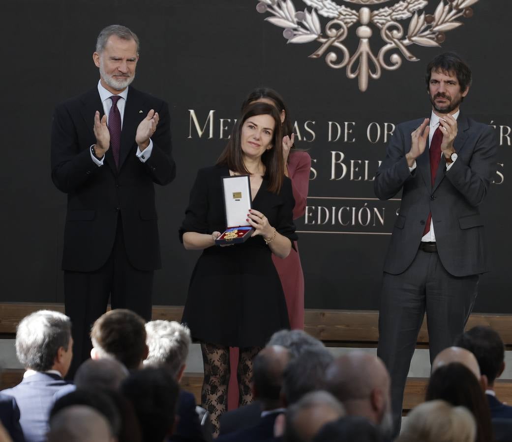 Acto de entrega de las Medallas de Bellas Artes celebrado en Sevilla