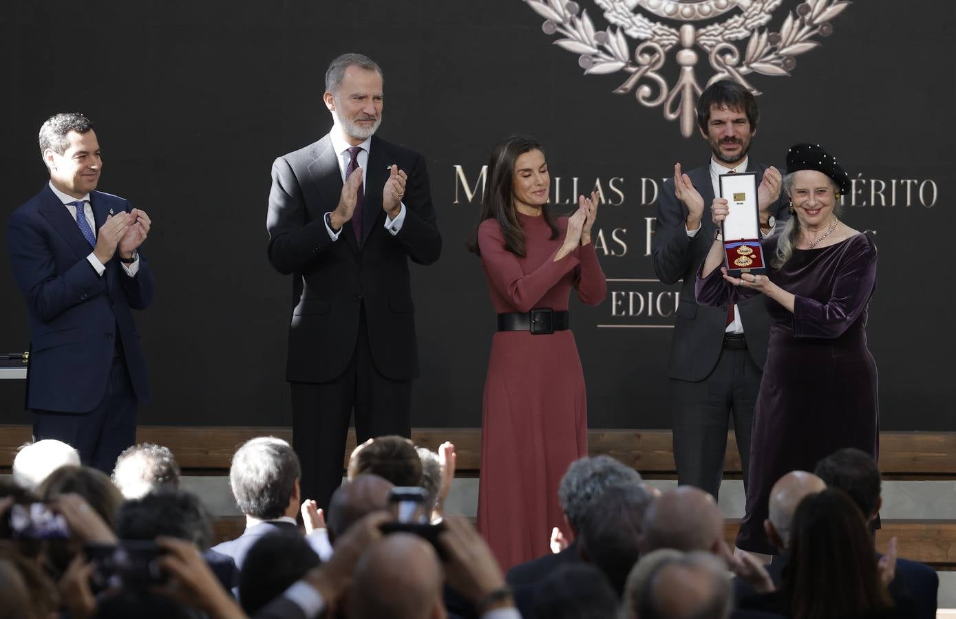 Acto de entrega de las Medallas de Bellas Artes celebrado en Sevilla