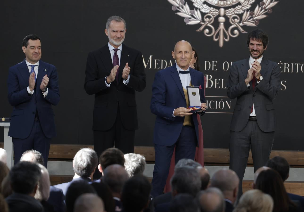 Acto de entrega de las Medallas de Bellas Artes celebrado en Sevilla