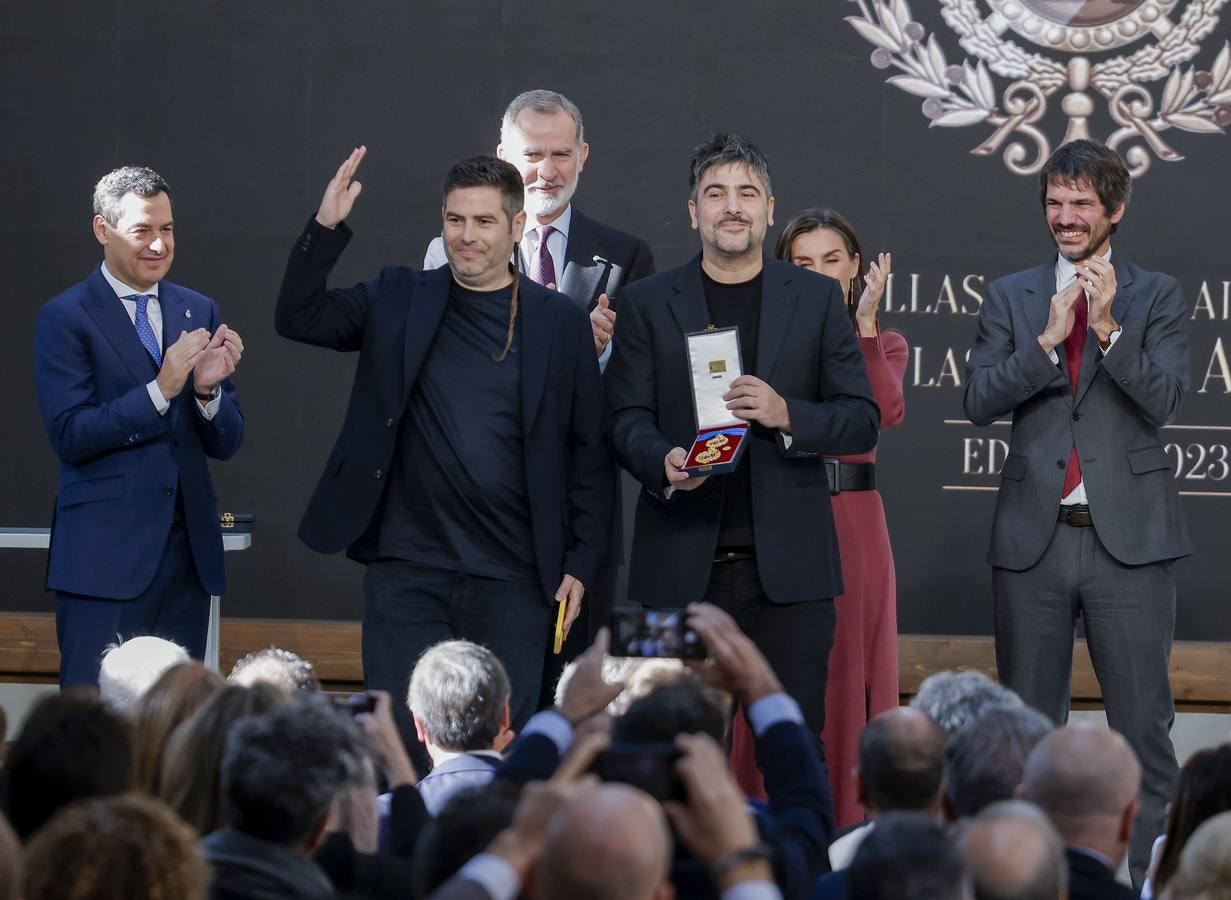 Acto de entrega de las Medallas de Bellas Artes celebrado en Sevilla