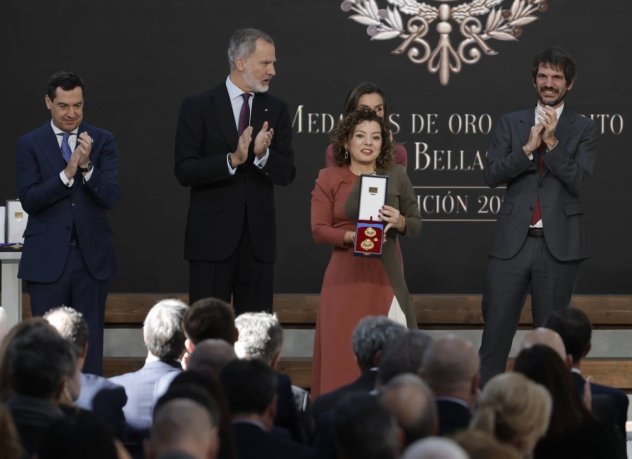 Acto de entrega de las Medallas de Bellas Artes celebrado en Sevilla