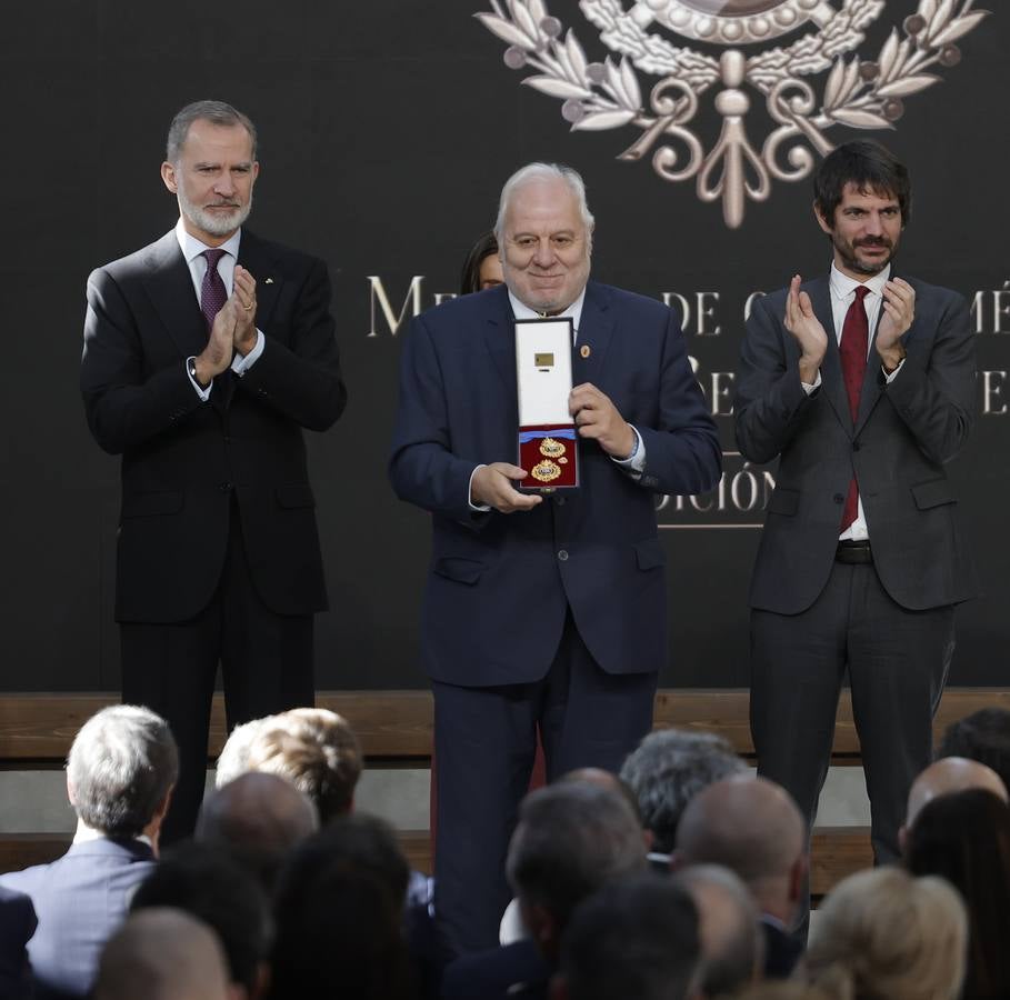 Acto de entrega de las Medallas de Bellas Artes celebrado en Sevilla