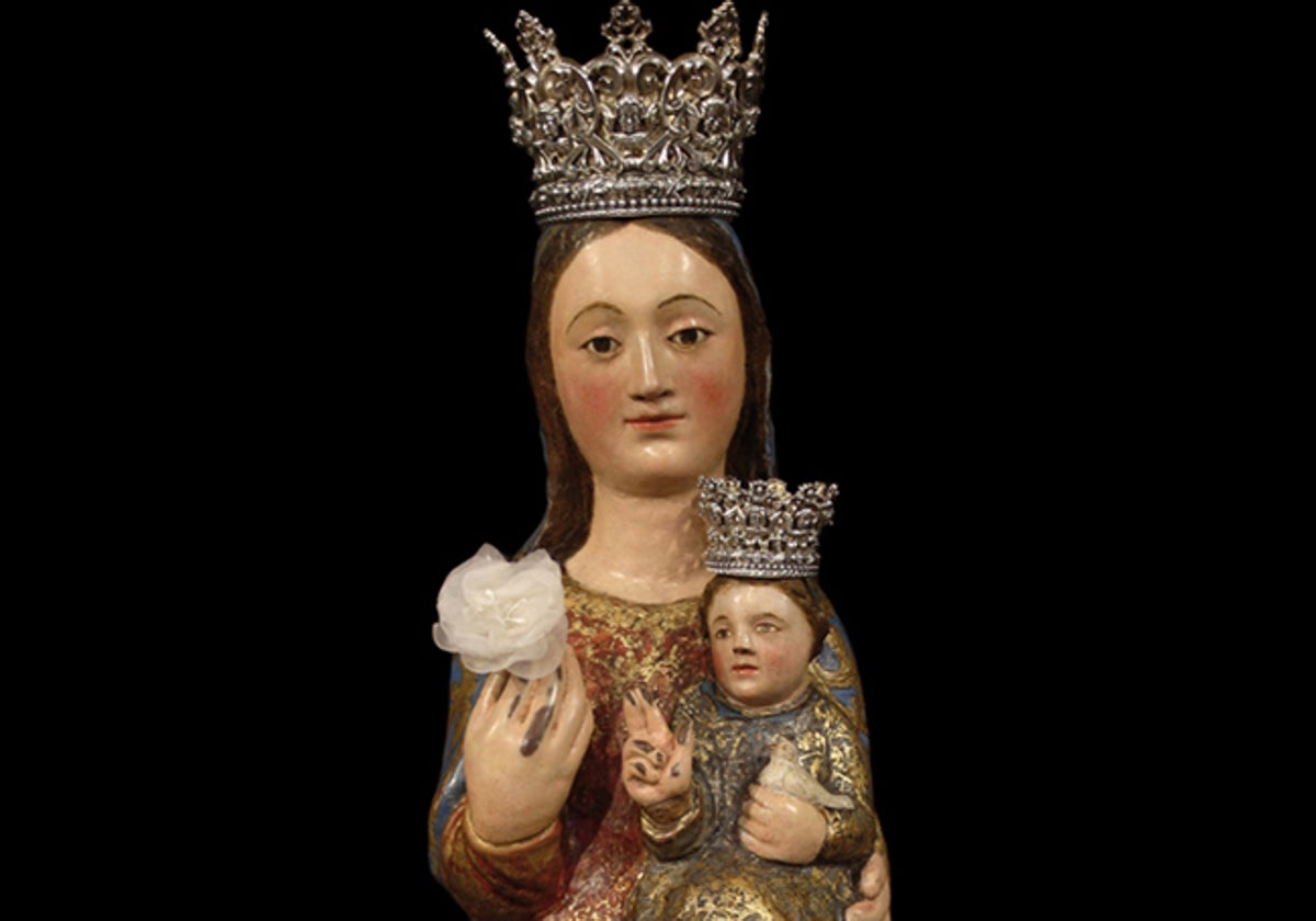 La Virgen de Valme en su talla y sin manto