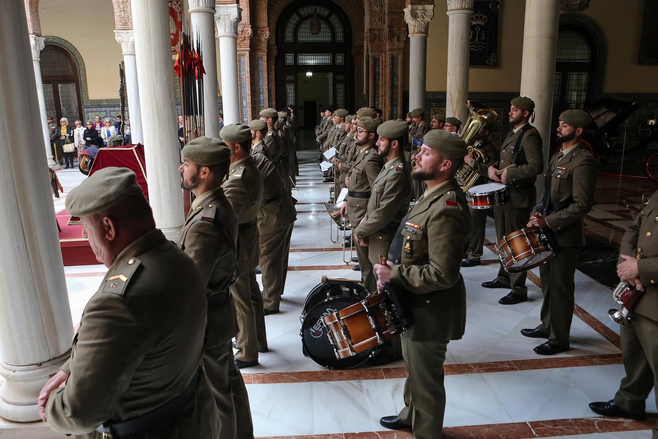 Un momento del acto celebrado este viernes en Capitanía en la capital sevillana 