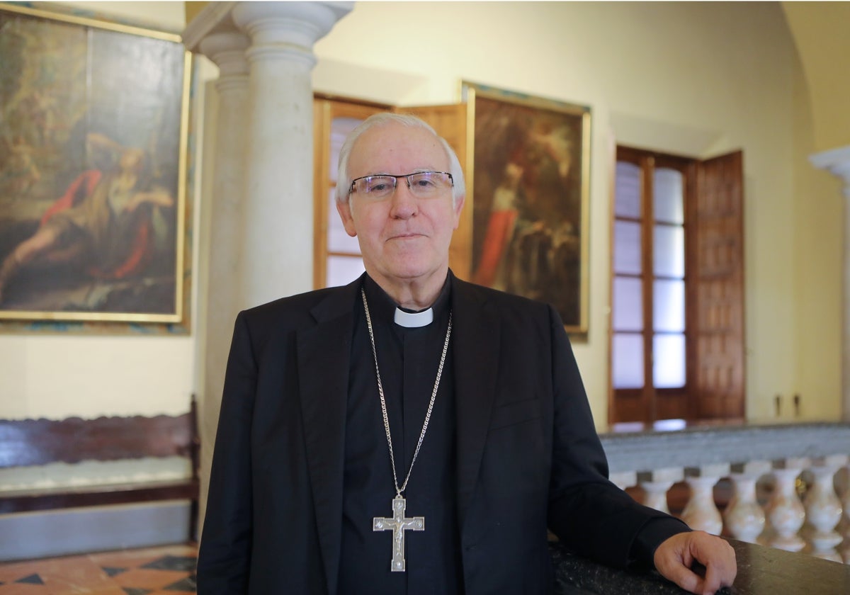 José Angel Saiz Meneses en el Palacio Arzobispal de Sevilla