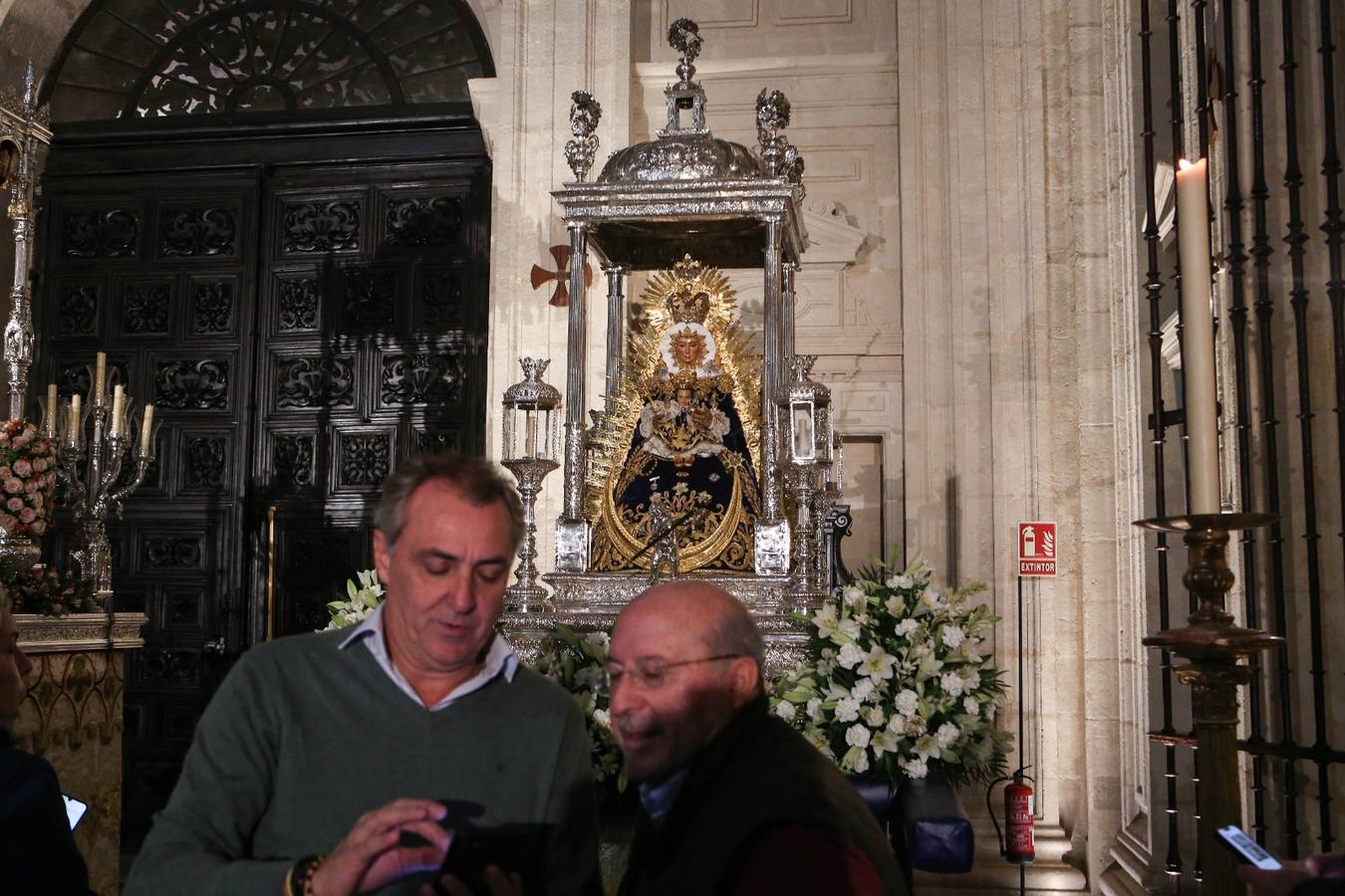 Las Vírgenes de Setefilla, Valme y Consolación lucen en sus pasos antes de la Magna del domingo