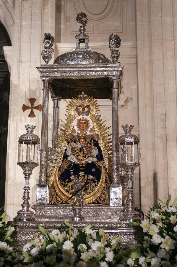 Las Vírgenes de Setefilla, Valme y Consolación lucen en sus pasos antes de la Magna del domingo