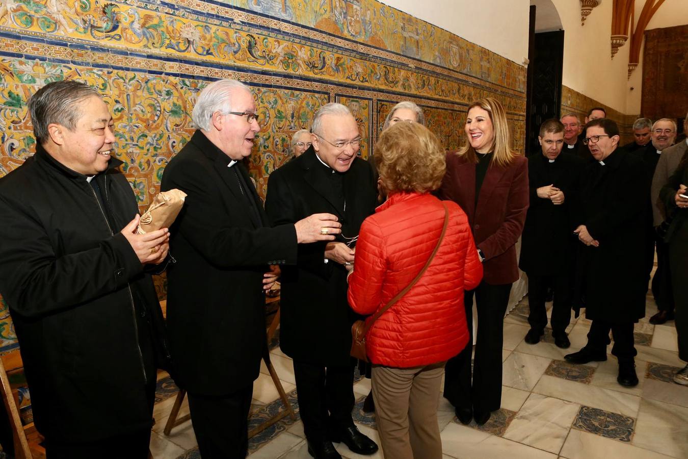 Inauguración de la muestra de dulces de convento en el Real Alcázar de Sevilla