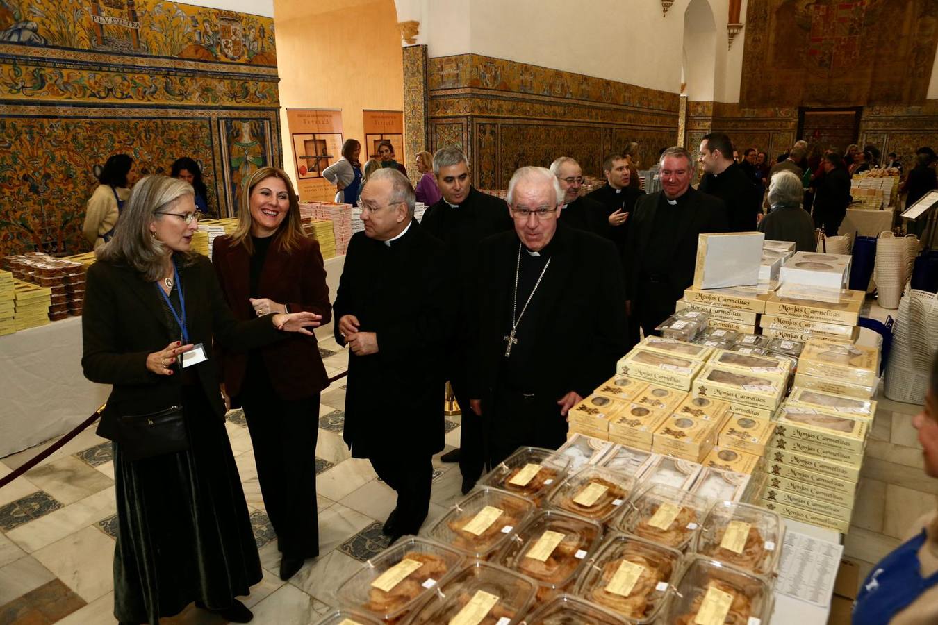 Inauguración de la muestra de dulces de convento en el Real Alcázar de Sevilla