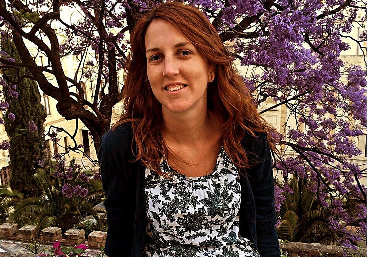 Una imagen de Marta tomada antes de que le diagnostican su enfermedad