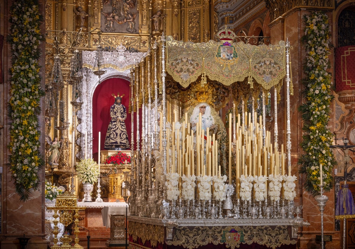 La Macarena, preparada para el traslado a la Catedral