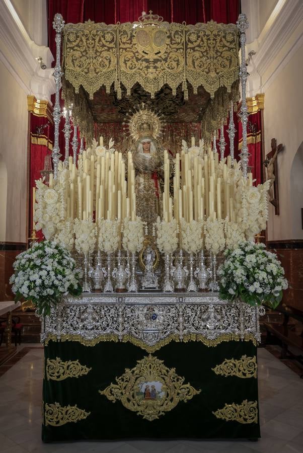 La Esperanza de Triana, preparada para la Procesión Magna