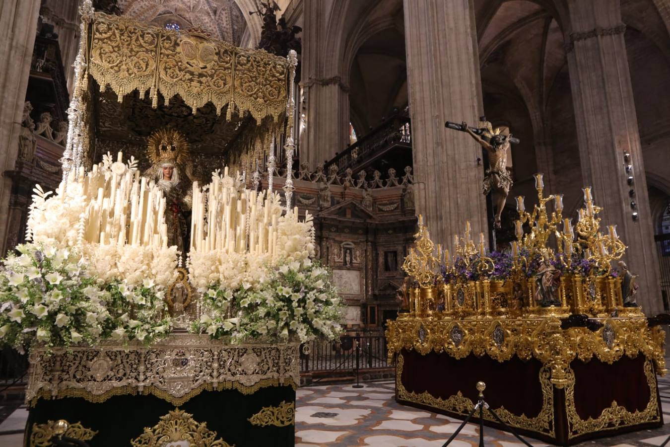 Las cuatro principales devociones de penitencia de Sevilla juntas en la Catedral