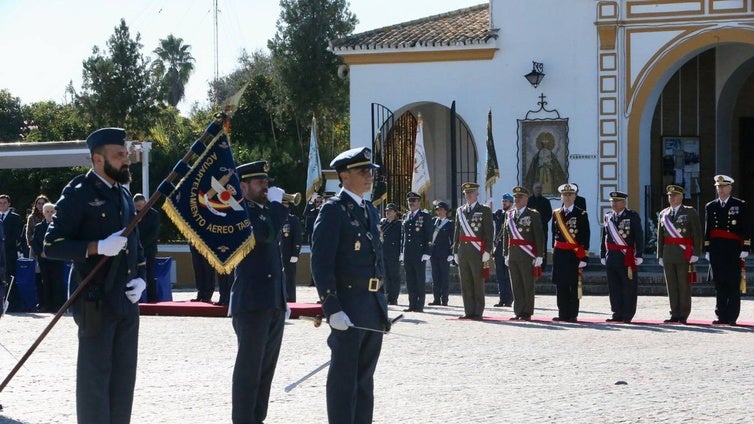 Imágenes del acto militar en Tablada con motivo de la festividad de la patrona del Ejército del Aire