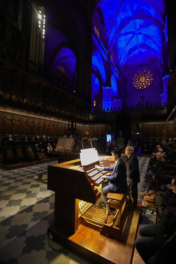 Uno de los momentos del mapping en la Catedral de Sevilla