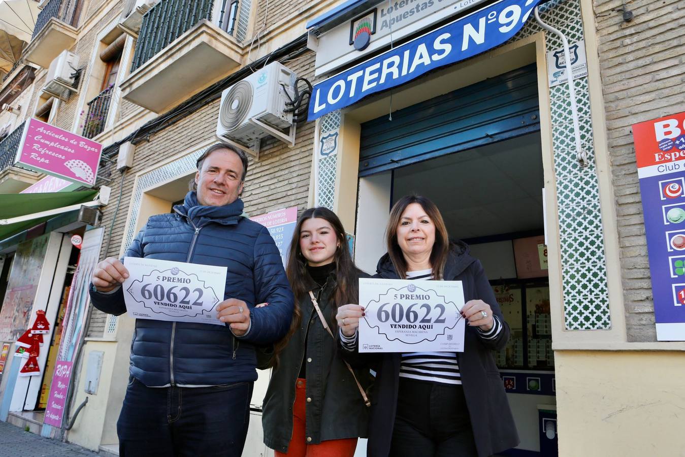 La administración de la calle don Fadrique ha vendido un quinto premio, el 60.622 