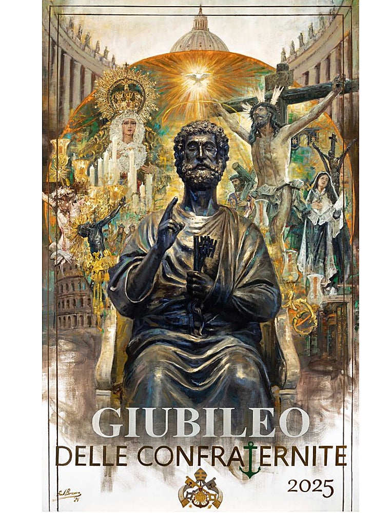 Cartel del Jubileo de las Cofradías 2025: una obra maestra de Raúl Berzosa