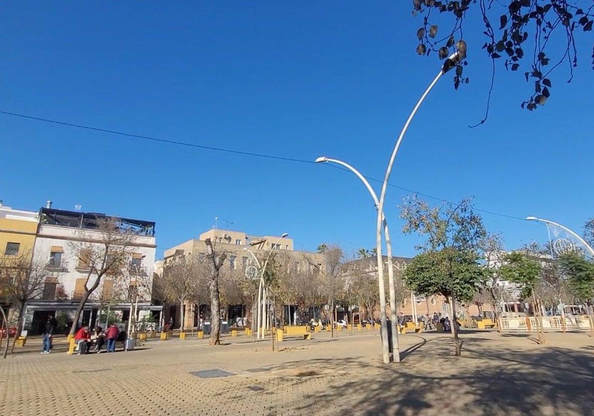 Aspecto de la Alameda de Hércules durante estas navidades