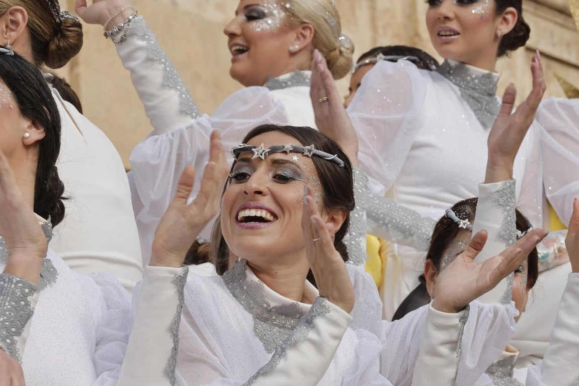 Primeros momentos de la Cabalgata de Reyes Magos de Sevilla 
