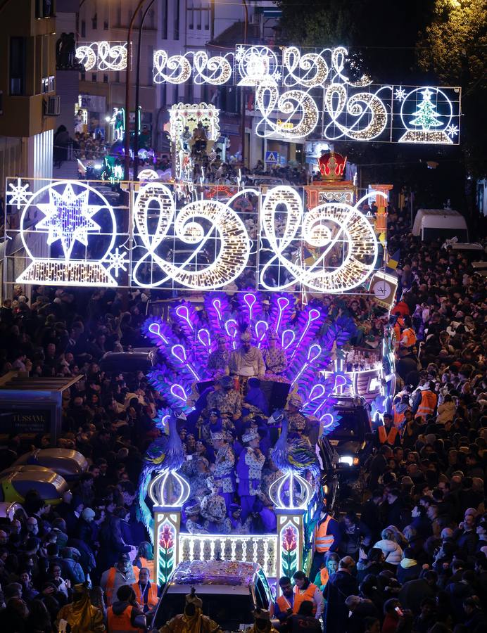 Cabalgata de los Reyes Magos a su paso por Triana