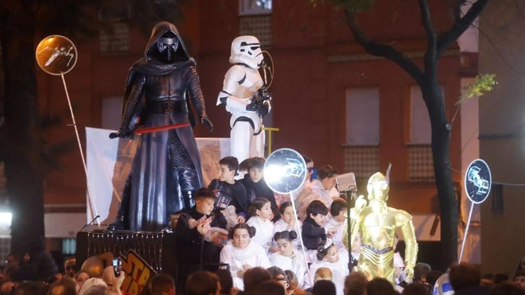 La Fuerza es intensa en esta carroza de la Cabalgata de Triana