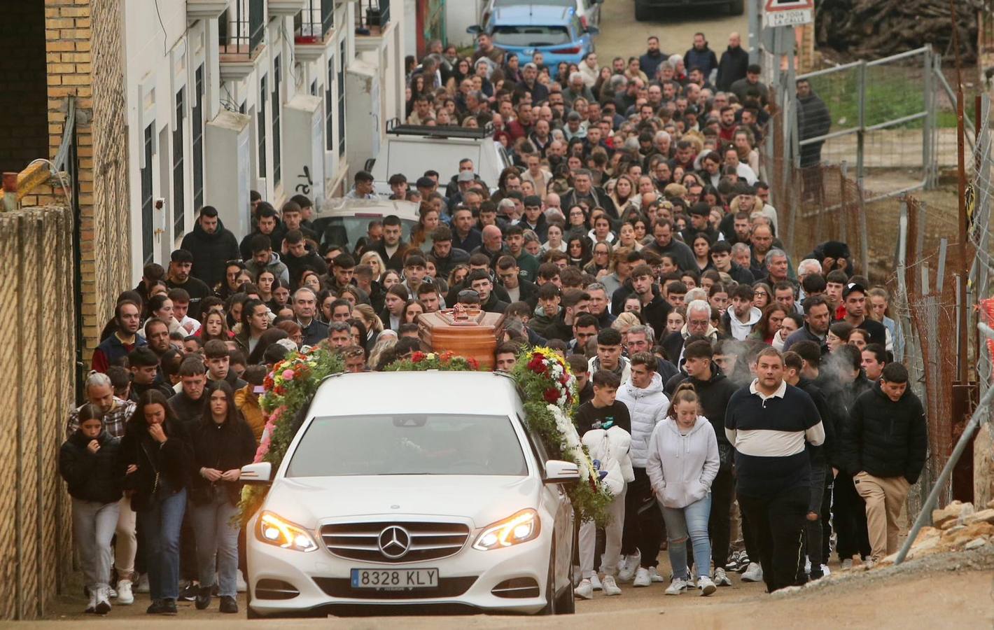 Funeral del joven Aarón asesinado en Gerena