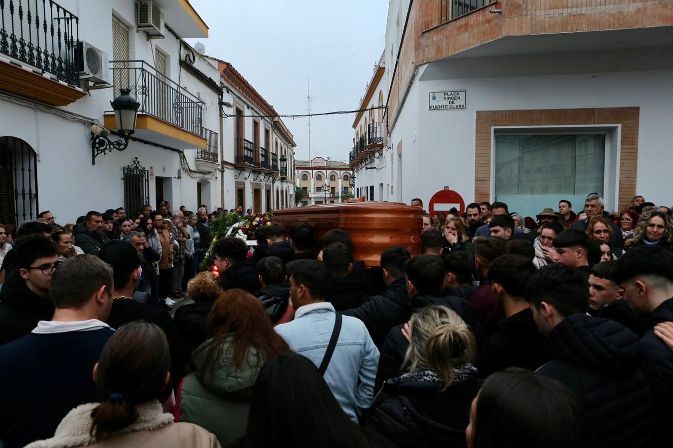 Funeral del joven Aarón asesinado en Gerena