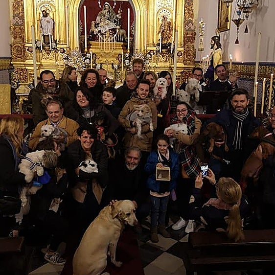 Bendición de mascotas en la capilla de la Pastora de Dan