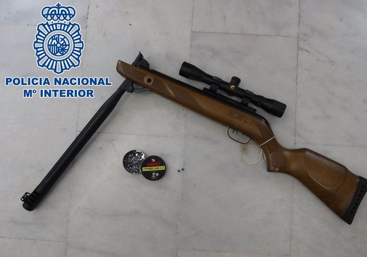 Arma usada para el intento de asesinato