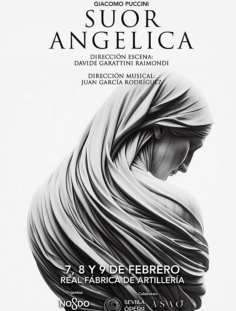 Cartel de la ópera Sour Angelica en  Artillería