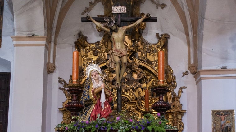 El Cristo de los Milagros y la Virgen de la Concepción