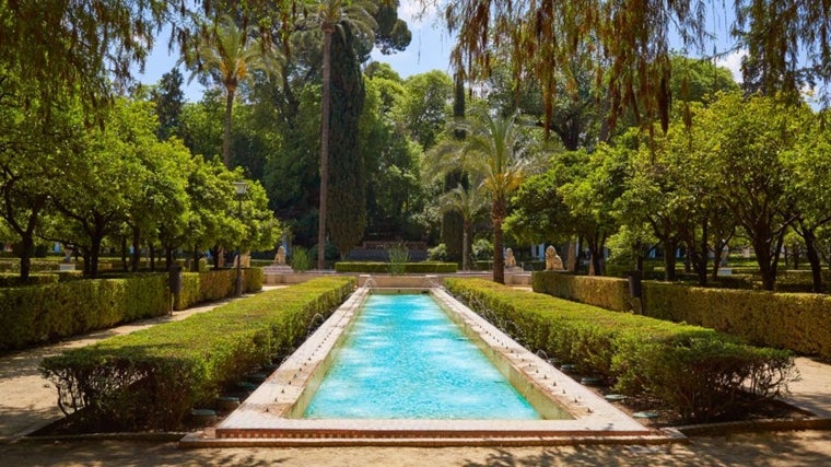 Una de las zonas del Parque de María Luisa, una de las localizaciones para el rodaje de The Walking Dead en Sevilla