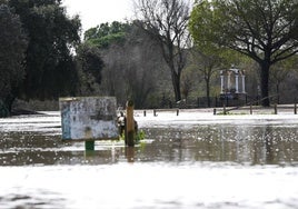 Las fuertes lluvias provocan la inundación del Vado de Quema