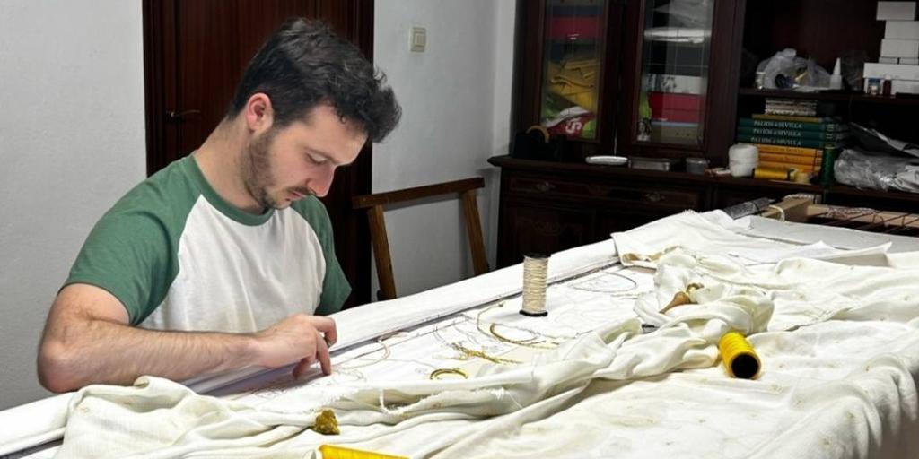 Un joven taller de bordados sevillano realizará un paso de palio para la Semana Santa de Ávila